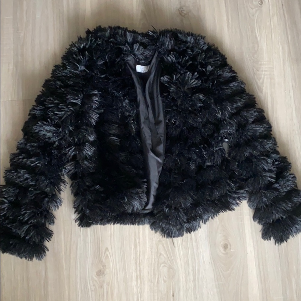 Faux Fur Black Jacket